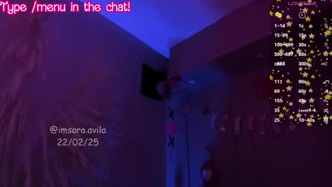 Snapshot of saraavila_ chatting on February 23, 9:55 am SaraAvila online show from February 23, 9:55 am