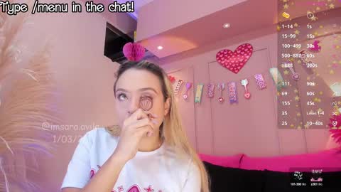 Snapshot of saraavila_ chatting on March 1, 9:59 pm SaraAvila online show from March 1, 9:59 pm