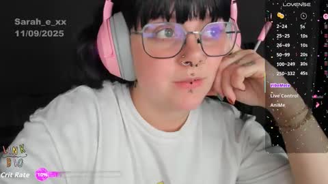 Sarah online show from November 10, 1:48 am