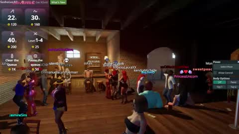 Snapshot of sashaleeali chatting on November 5, 5:18 am SashaLA online show from November 5, 5:18 am