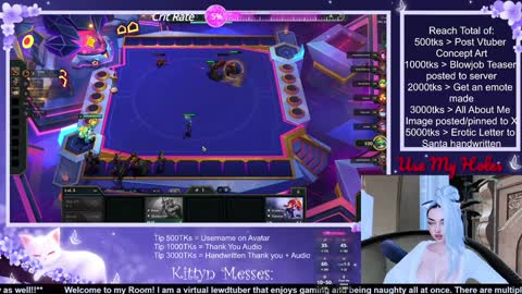 Snapshot of sassykittyn chatting on December 12, 6:14 am Sassy Sami Kittyn online show from December 12, 6:14 am