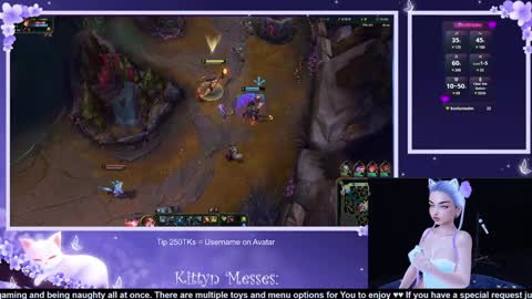 Snapshot of sassykittyn chatting on February 4, 5:53 am Sassy Sami Kittyn online show from February 4, 5:53 am