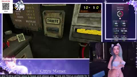 Snapshot of sassykittyn chatting on October 31, 5:41 am Sassy Sami Kittyn online show from October 31, 5:41 am