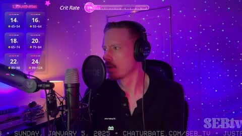 Sebastian online show from January 6, 1:42 am