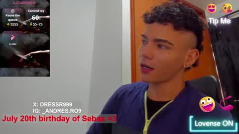 Snapshot of sebascuterouss chatting on July 11, 2:09 pm sebas 3 online show from July 11, 2:09 pm