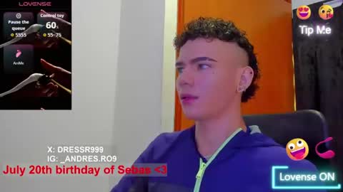 Snapshot of sebascuterouss chatting on July 12, 1:57 pm sebas 3 online show from July 12, 1:57 pm