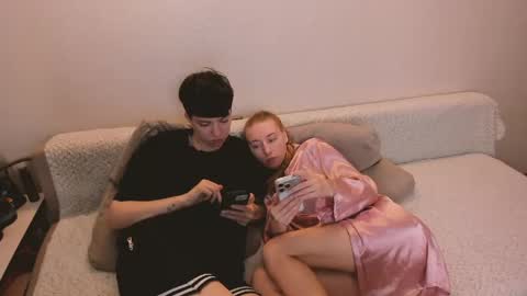 Amanda and  pair in a real life we love each other but can play with you online show from May 24, 5:40 pm