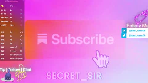 Dean Carter online show from February 12, 11:11 pm