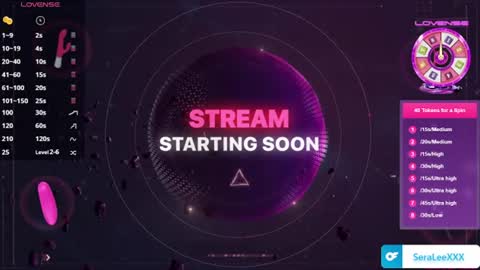 SeraLeeXXX online show from July 12, 6:21 pm