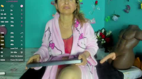 Snapshot of sherylov chatting on April 3, 7:06 am Shera Hade online show from April 3, 7:06 am