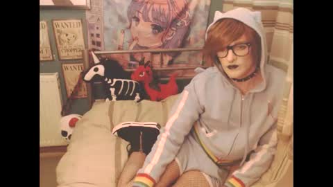 Snapshot of sissygothx chatting on March 2, 2:08 am SissyGothx online show from March 2, 2:08 am