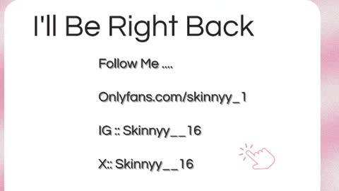 Snapshot of skinnyy__016__ chatting on July 16, 12:49 am Skinnyy online show from July 16, 12:49 am
