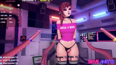 SkyeAnette online show from March 8, 2:12 am