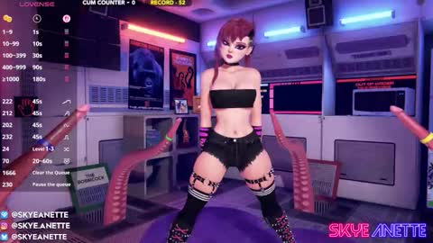 SkyeAnette online show from September 19, 1:18 am