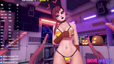 SkyeAnette online show from October 10, 1:26 am