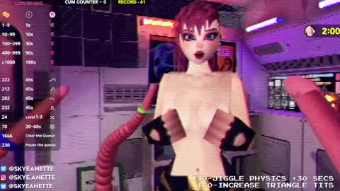 SkyeAnette online show from October 12, 1:15 am