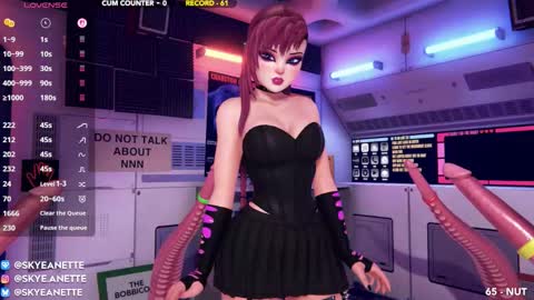 SkyeAnette online show from November 8, 2:45 am