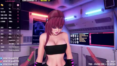 SkyeAnette online show from December 1, 2:16 am