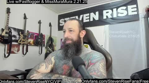 Snapshot of stevenrisenyc chatting on February 18, 11:08 pm StevenRiseNYC online show from February 18, 11:08 pm