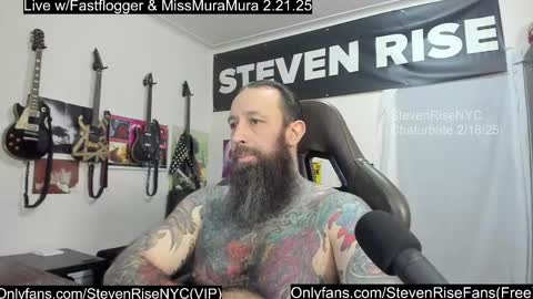 Snapshot of stevenrisenyc chatting on February 19, 2:12 am StevenRiseNYC online show from February 19, 2:12 am