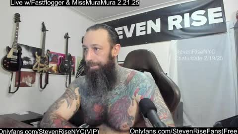 Snapshot of stevenrisenyc chatting on February 20, 5:01 am StevenRiseNYC online show from February 20, 5:01 am