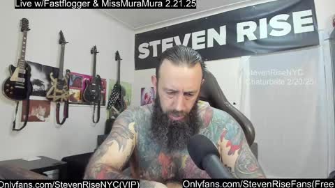 Snapshot of stevenrisenyc chatting on February 20, 11:21 pm StevenRiseNYC online show from February 20, 11:21 pm