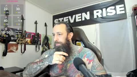 Snapshot of stevenrisenyc chatting on February 26, 1:41 pm StevenRiseNYC online show from February 26, 1:41 pm