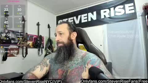 Snapshot of stevenrisenyc chatting on February 28, 4:21 am StevenRiseNYC online show from February 28, 4:21 am