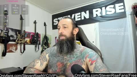 Snapshot of stevenrisenyc chatting on March 1, 2:59 am StevenRiseNYC online show from March 1, 2:59 am