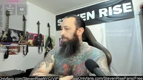 Snapshot of stevenrisenyc chatting on March 1, 7:37 pm StevenRiseNYC online show from March 1, 7:37 pm