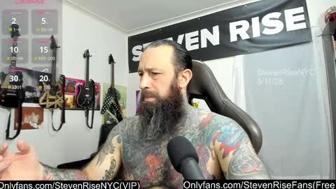 Snapshot of stevenrisenyc chatting on March 11, 10:42 pm StevenRiseNYC online show from March 11, 10:42 pm