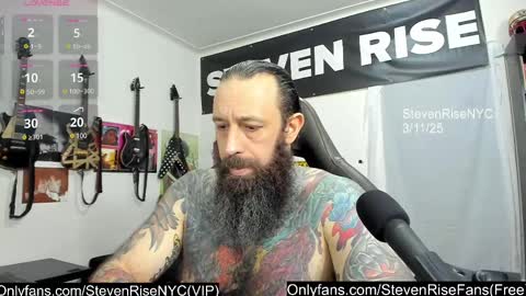 Snapshot of stevenrisenyc chatting on March 12, 2:41 am StevenRiseNYC online show from March 12, 2:41 am
