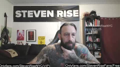 Snapshot of stevenrisenyc chatting on September 25, 8:23 pm StevenRiseNYC online show from September 25, 8:23 pm