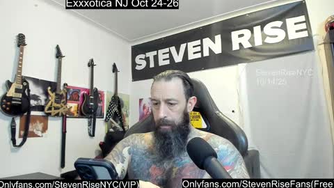 Snapshot of stevenrisenyc chatting on October 14, 1:12 pm StevenRiseNYC online show from October 14, 1:12 pm