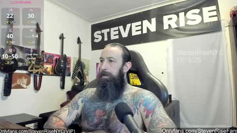 Snapshot of stevenrisenyc chatting on November 15, 2:24 pm StevenRiseNYC online show from November 15, 2:24 pm