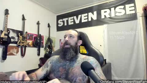 Snapshot of stevenrisenyc chatting on November 16, 4:18 am StevenRiseNYC online show from November 16, 4:18 am
