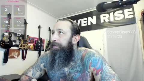 Snapshot of stevenrisenyc chatting on November 20, 2:12 am StevenRiseNYC online show from November 20, 2:12 am