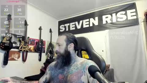 Snapshot of stevenrisenyc chatting on November 21, 3:38 am StevenRiseNYC online show from November 21, 3:38 am