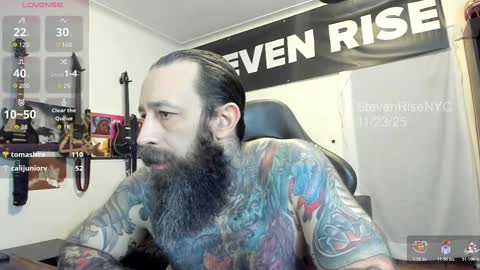 Snapshot of stevenrisenyc chatting on November 24, 1:16 am StevenRiseNYC online show from November 24, 1:16 am