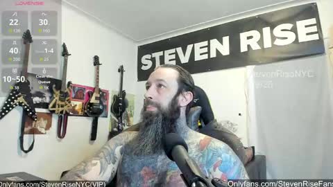 StevenRiseNYC online show from April 9, 12:21 pm