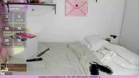 Snapshot of str4wb3rrycat chatting on October 31, 11:55 am kat online show from October 31, 11:55 am