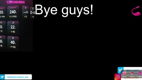 su_ssie online show from January 24, 3:32 am