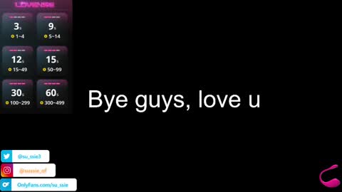 su_ssie online show from March 2, 9:22 pm