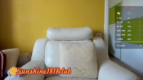 Snapshot of sunshine1818club chatting on October 19, 6:47 am Angela Sunshine1818club online show from October 19, 6:47 am