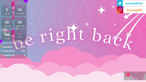 Andrea Cheryl GiLandreagil80 In Instagram online show from January 29, 1:37 am