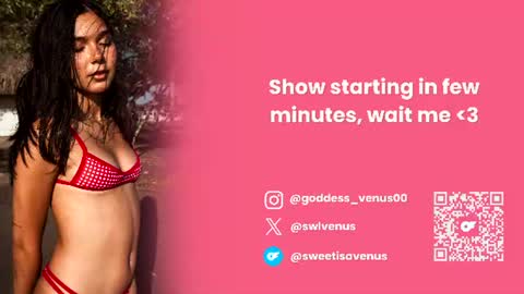 Snapshot of sweetlittlevenus chatting on June 18, 7:07 pm Venus online show from June 18, 7:07 pm