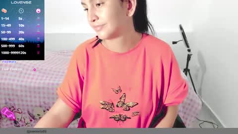 Snapshot of sweetsquirtx23 chatting on March 8, 10:43 am lili online show from March 8, 10:43 am