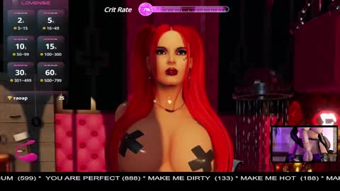  MISTRESS LISA  FIRST 3DXCHAT CAMGIRL   3dxchat anime gaming mistress domina online show from February 13, 12:13 am
