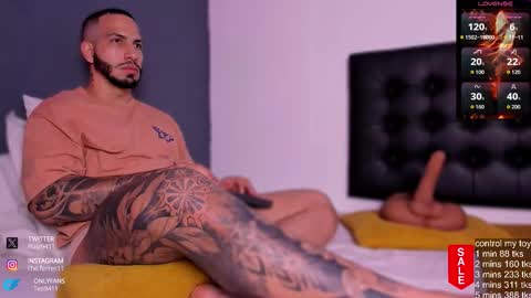 Teo Ferrer online show from September 13, 8:41 pm