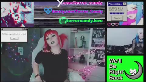 Snapshot of terror_candy chatting on March 2, 3:45 am CRY BABY online show from March 2, 3:45 am